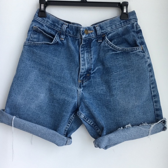 Vintage wrangler cutoff high waist jean shorts w30 - Picture 6 of 8
